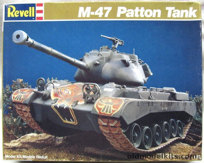 Revell 1/32 M-47 General Patton II Tank - (M47 ex-Renwal), 8001 plastic model kit